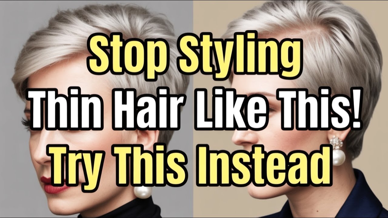 STOP Styling Your THIN Hair WRONG! 4 SIMPLE STEPS to Fix It