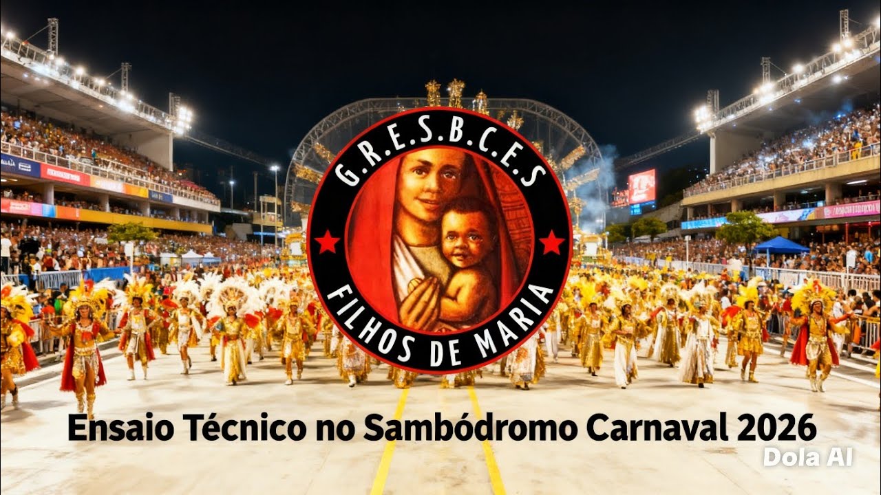 FILHOS DE MARIA ENSAIO TÉCNICO NO SAMBÓDROMO CARNAVAL 2026