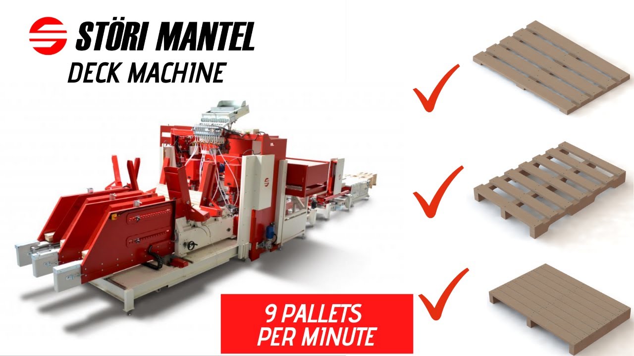 🔴 STÖRI MANTEL - SMHC DM ED - SBÍJECÍ AUTOMAT NA VÍKA - 9 PALET ZA MINUTU