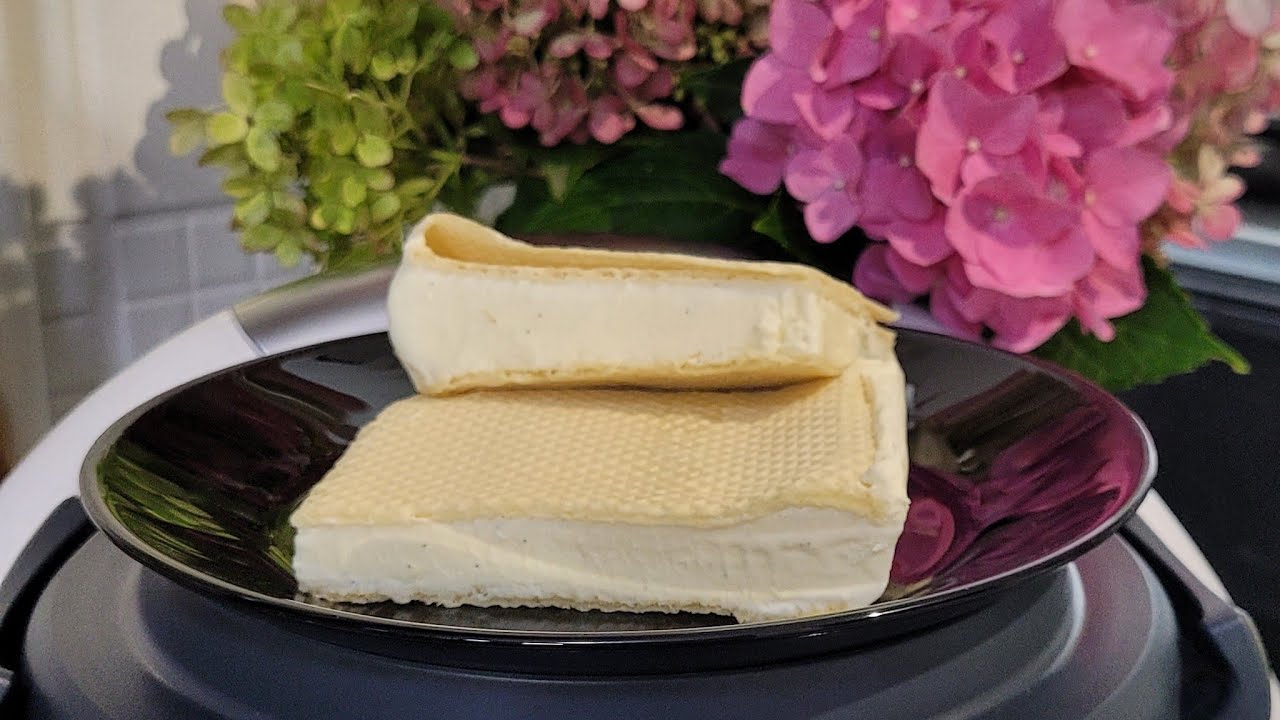 Domowe ŚMIETANKOWE LODY W WAFELKU. Thermomix Tm6 Tm5 Paulita Wita