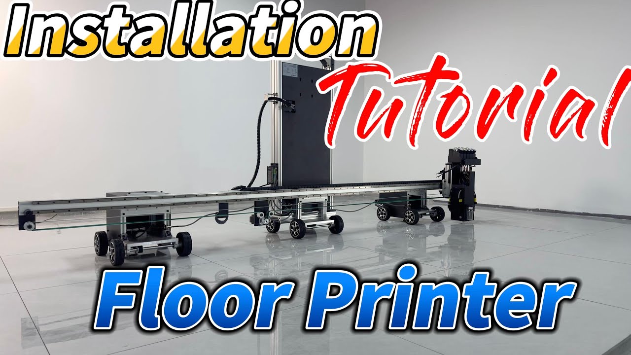 VideoTutorial: How to Transform DXonJet Wall Printer to A Floor Printing Machine