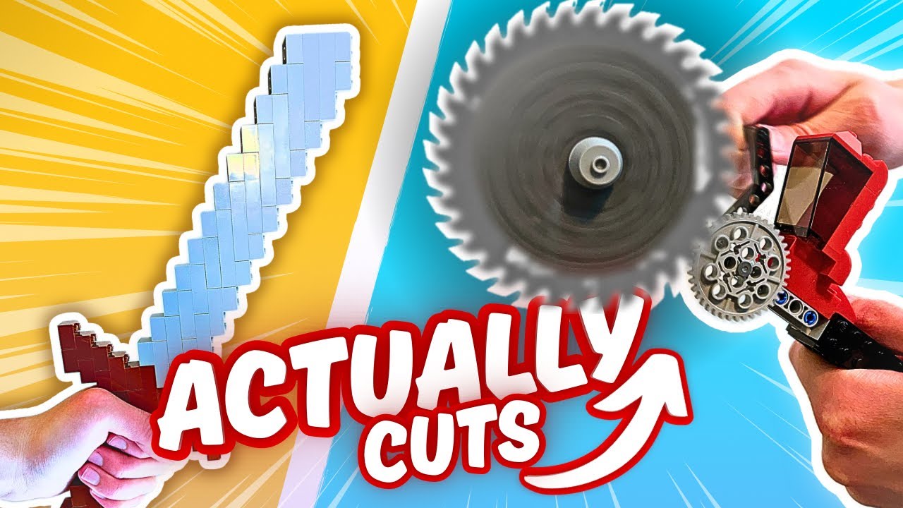 I Built WORKING Lego MELEE WEAPONS!!