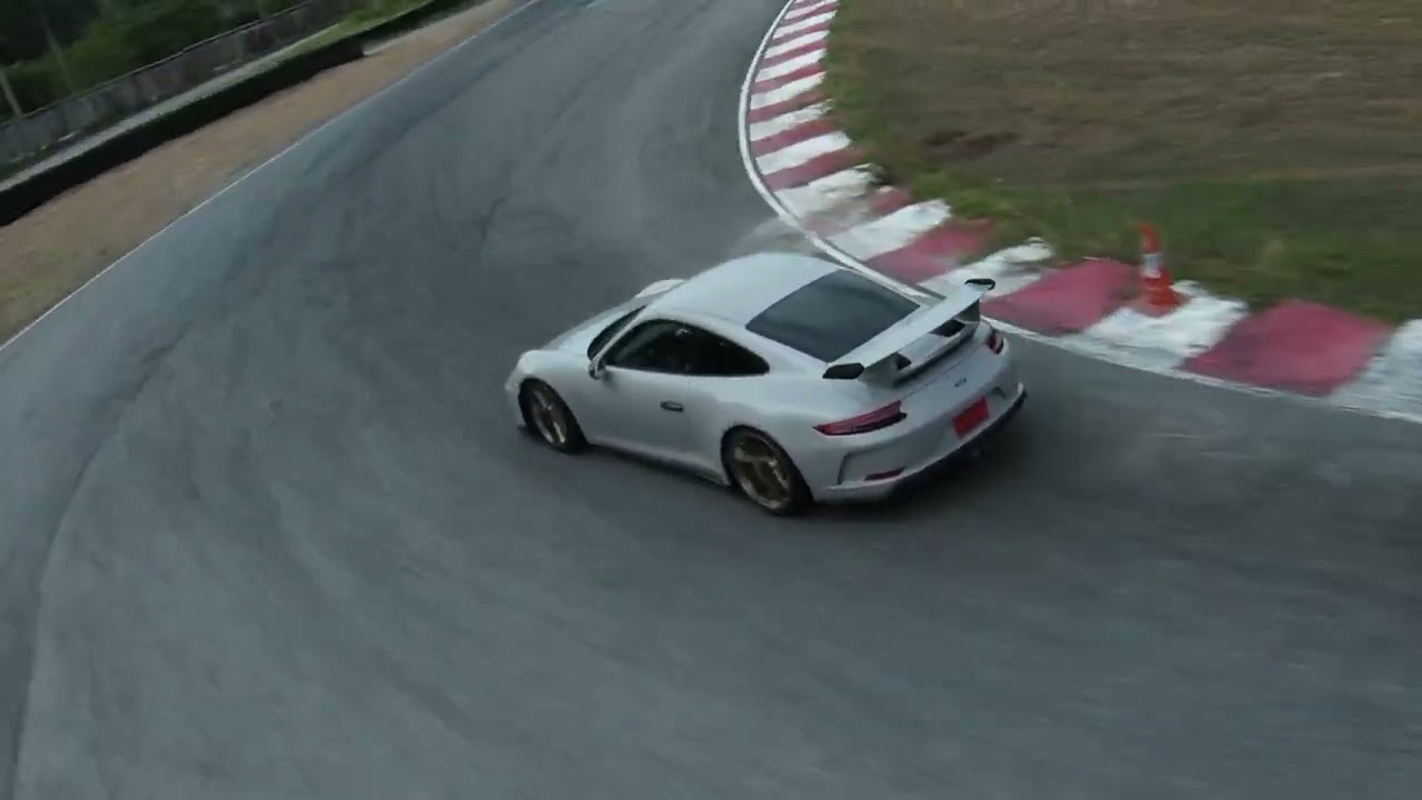 Porsche 991.2 GT3 Bira Circuit Drone Footage