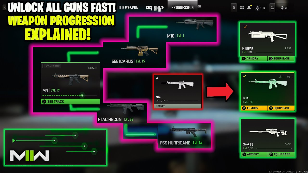 MW2 Weapon Progression Fully Explained + How to Unlock Secret Weapons in Modern Warfare 2 Gunsmith