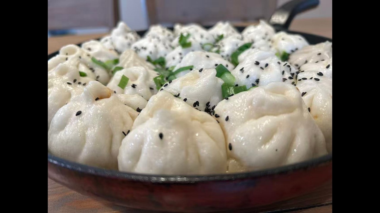 鲜肉月饼和清水生煎