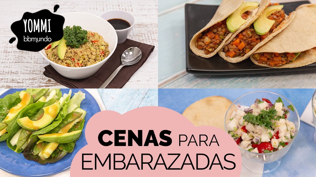 Cenas saludables para embarazadas