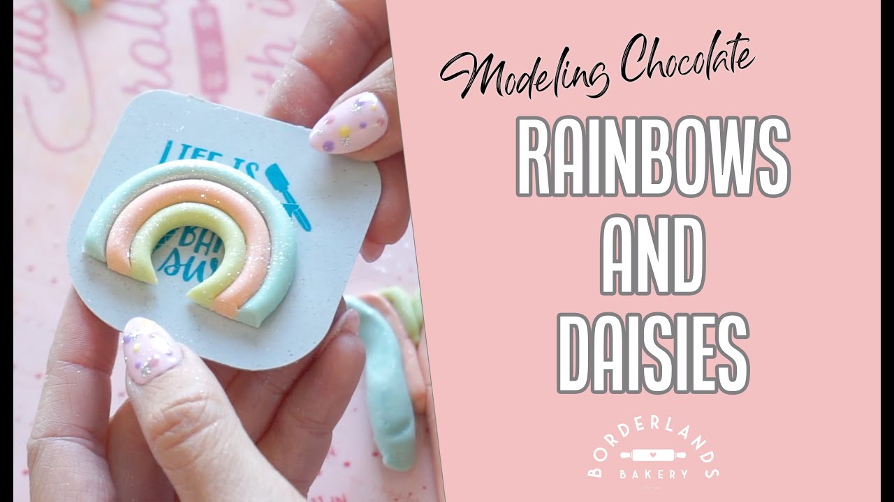 How to Make Modeling Chocolate Rainbows and Daisies