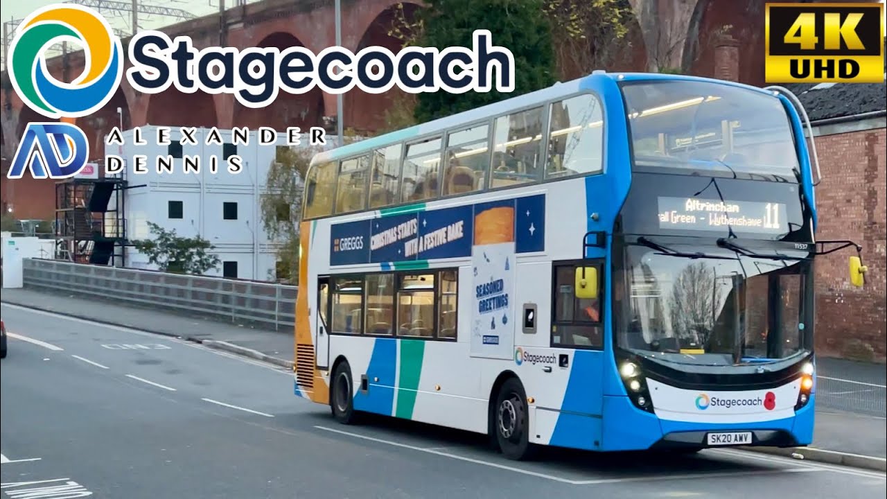 [Stagecoach Manchester: 11 Stockport to Altrincham via Wythenshawe & Timperley] ADL Enviro400MMC