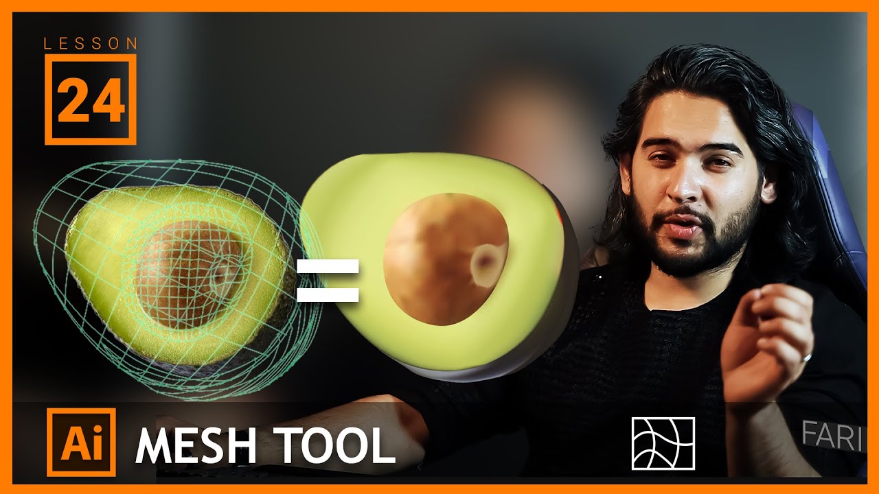 How to use Mesh Tool in illustrator 2023 | Adobe illustrator Full Course | Learn With Fana
