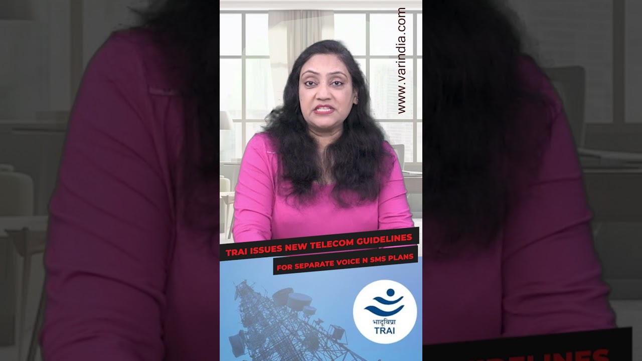 #TRAI issues new Telecom guidelines for separate Voice n SMS plans #shortvideo