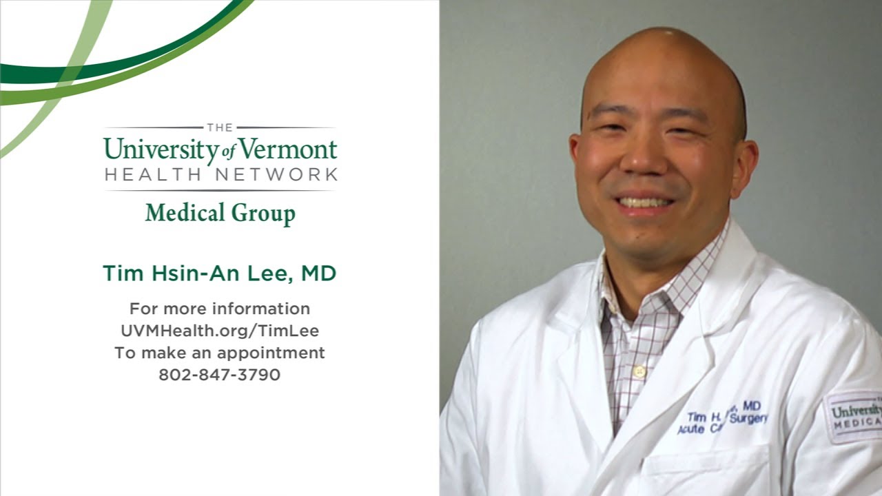 Tim Hsin-An Lee, MD, Acute Care Surgeon, Acute Care Surgery, Burlington, VT
