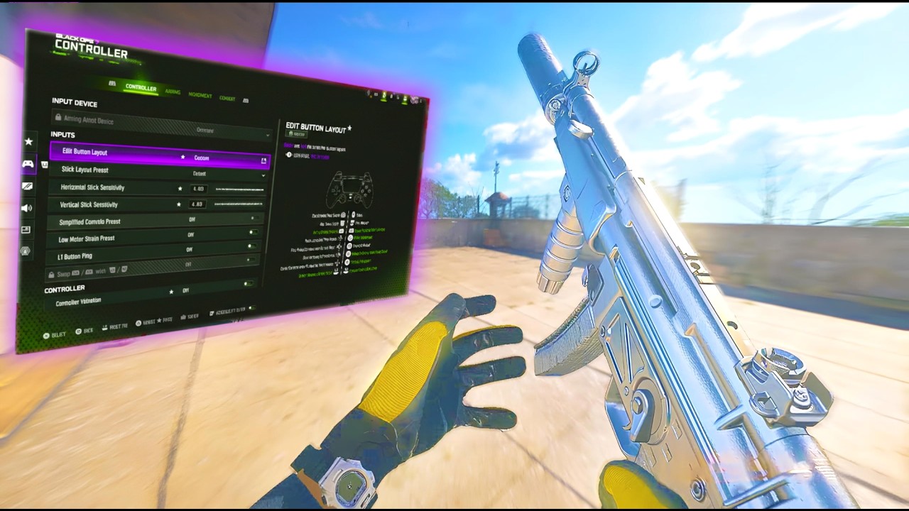 Божественное перемещение на PS5 👑 + Лучшие настройки контроллера для Warzone