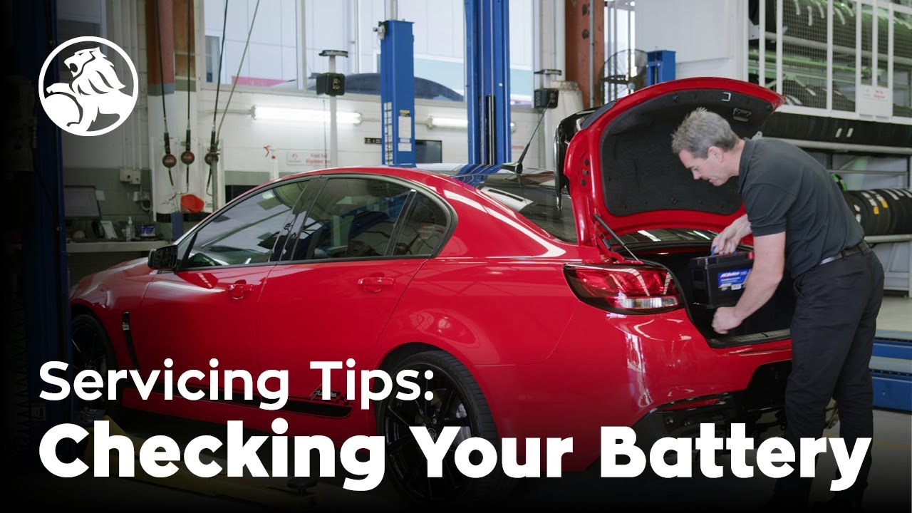 Checking Your Battery | Servicing Tips with Craig Lowndes | Holden