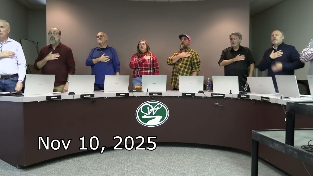 November 10, 2025 Williamston City Council Meeting