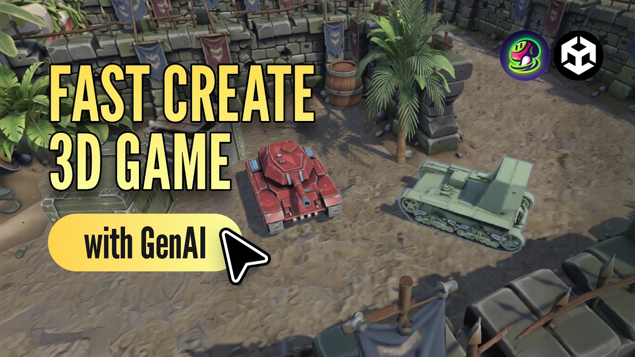 Meshy + Unity: Recreate 3D Tank Battle Game with AI