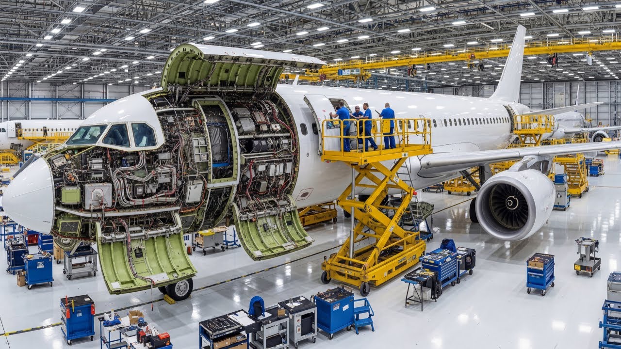 Inside the World’s Largest Airplane Factory – Boeing 787 Dreamliner Full Build Process