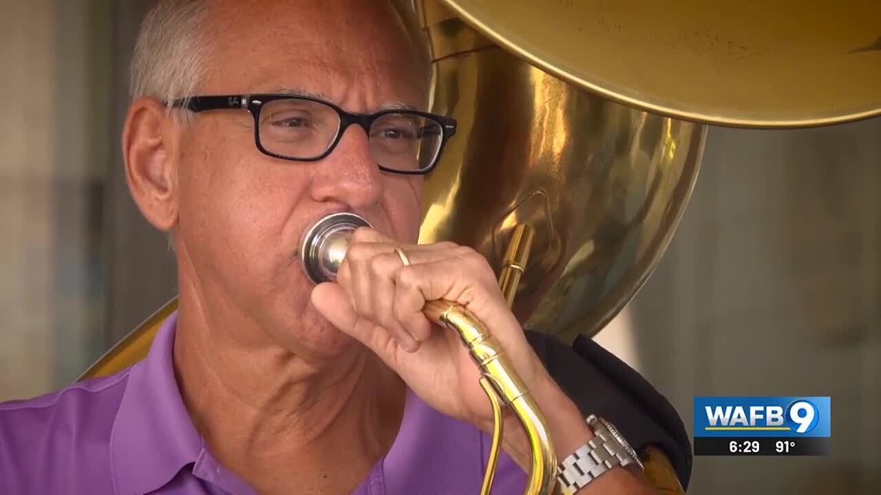 Man makes history as oldest LSU band member