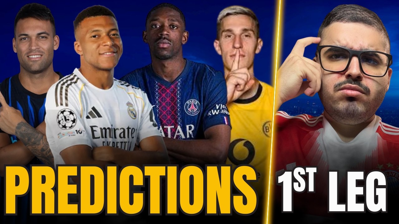 PLAYOFFS KICKS OFF NOW!!! 🔥 | UCL Play-Off 1st Leg Predictions! 🇪🇺🤔