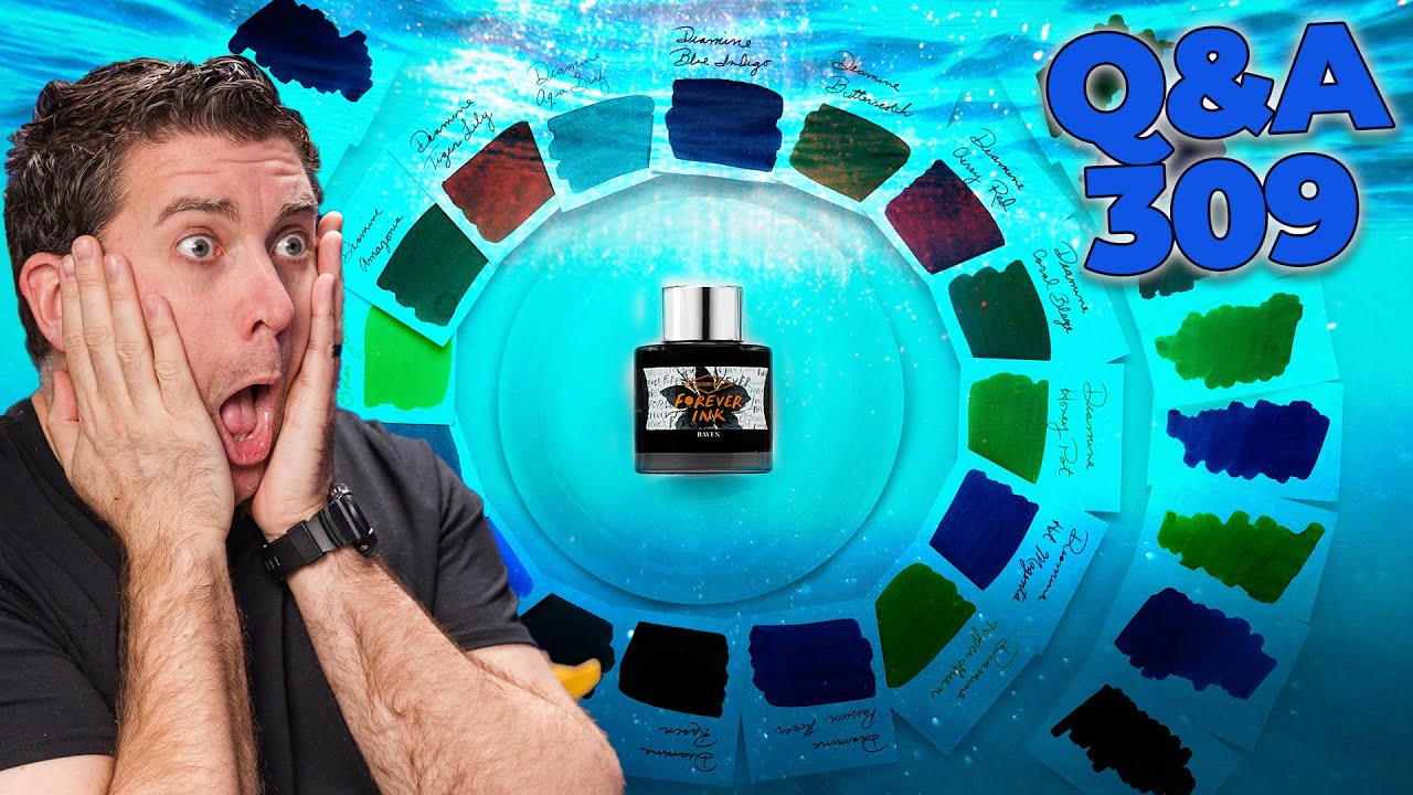 Packing and Moving Ink & Diamine Forever Ink Permanence Test! | Goulet Q&A Ep. 309