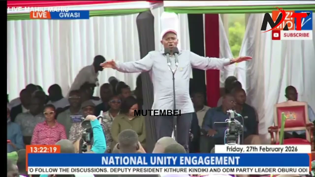 WAJALUO WAMECHOKA NA UPINZANI!LISTEN TO DP KINDIKI POWERFUL SPEECH IN HOMABAY!
