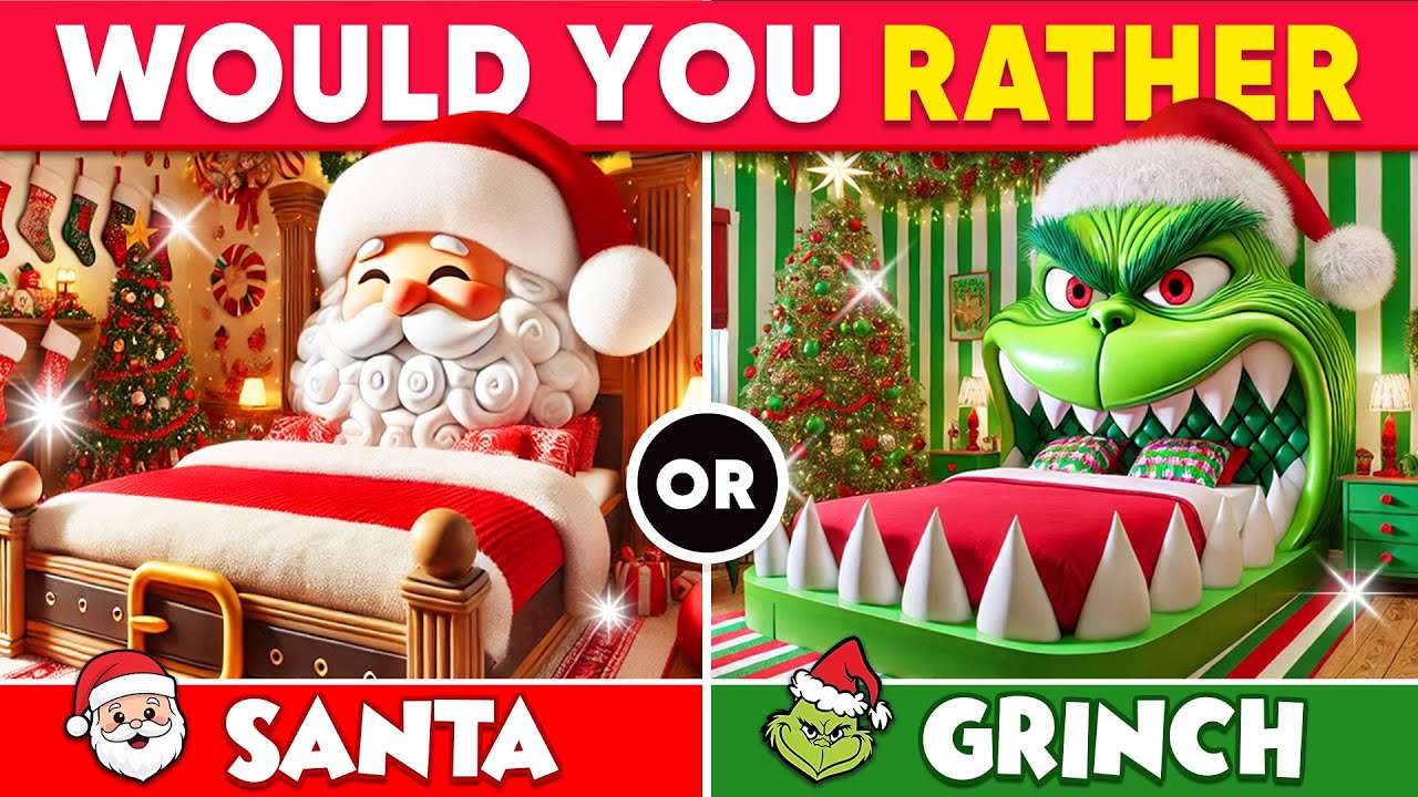 Что бы вы предпочли? — Постройте дом своей мечты 🏠 Санта против Гринча 🎅🎁🎄