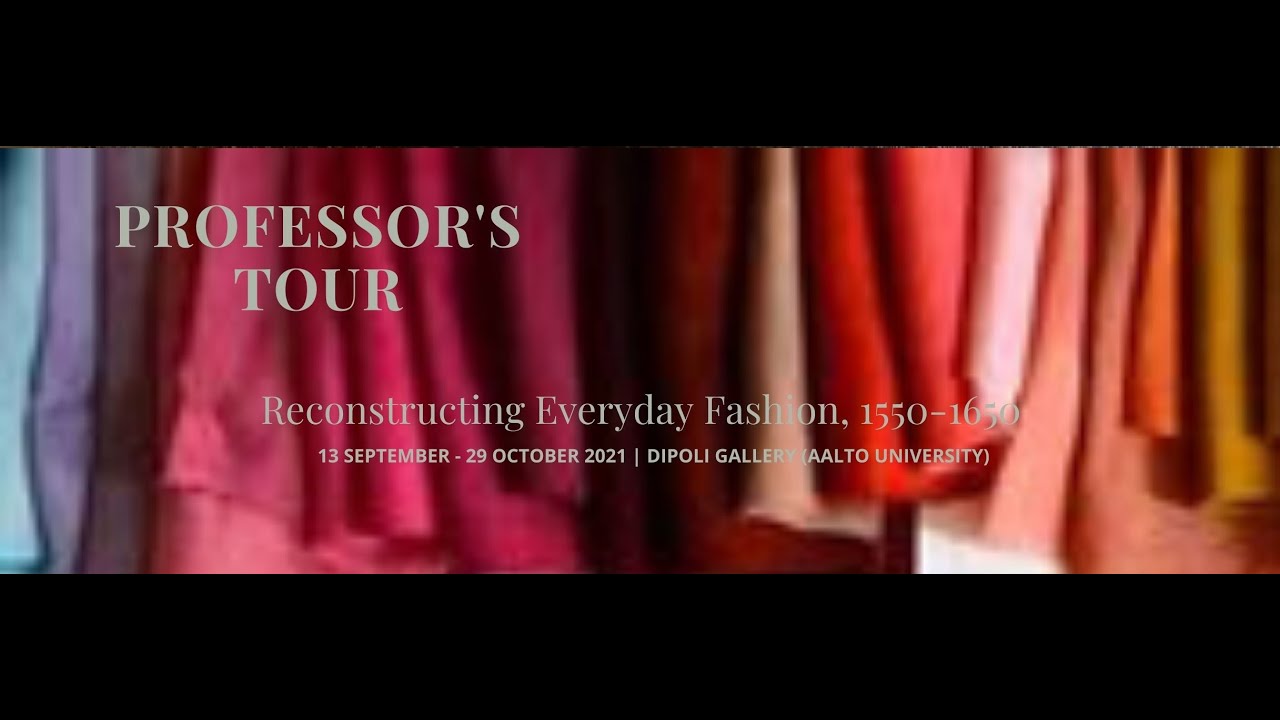 Reconstructing Everyday Fashion - Paula Hohti introducing the Refashioning Renaissance Project