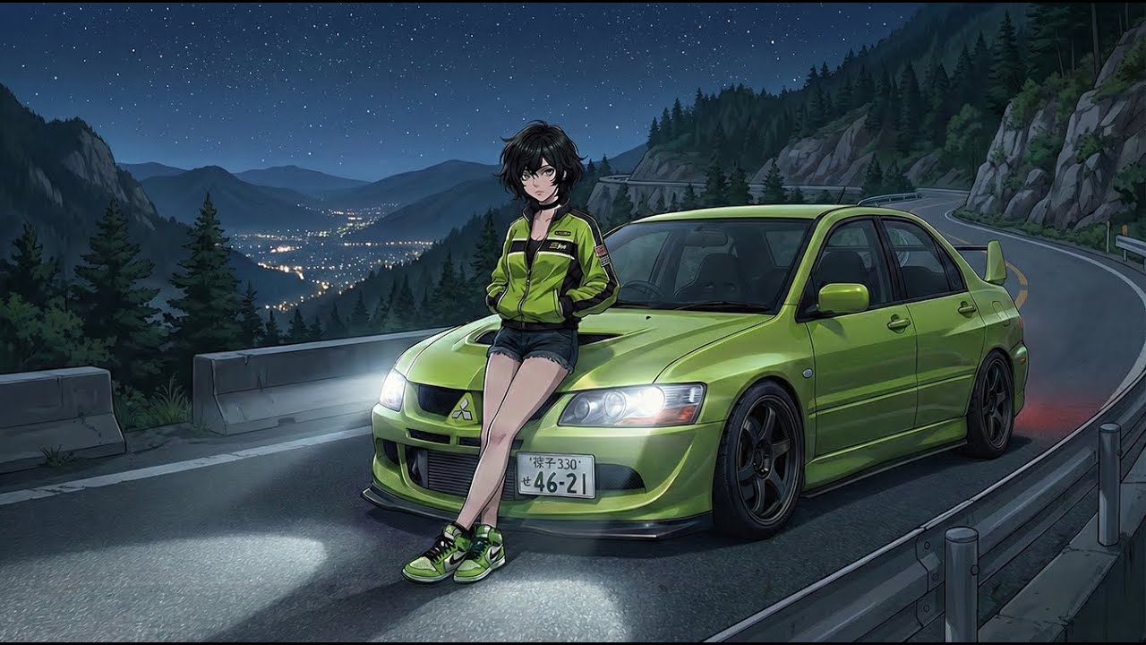 私とこのハンドル (Watashi to Kono Handoru) – Night Drive Freedom | Eurobeat x City Pop AMV | 夜のドライブ