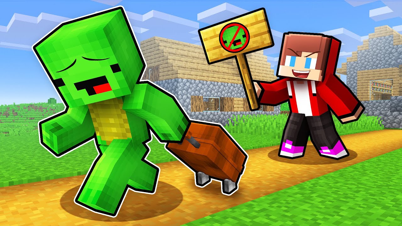 JJ Kick Mikey Out Of The Village (Maizen Animation)