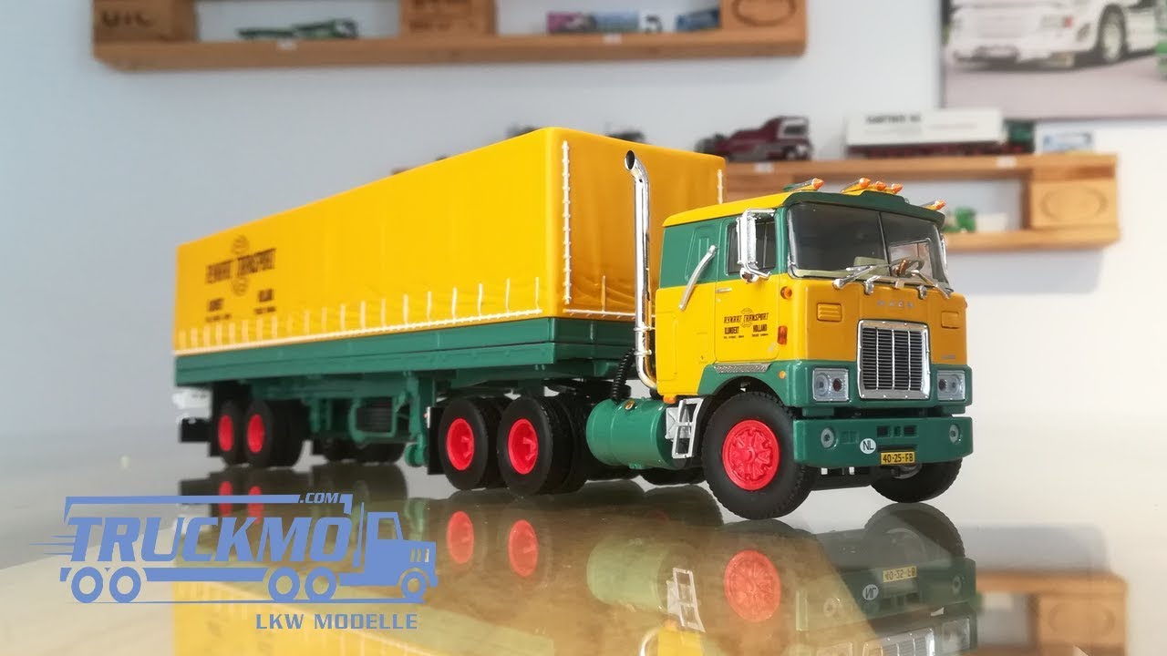 Rynart Transport Mack F700 Planenauflieger Classic 2 Achs 01-2677 WSI Models
