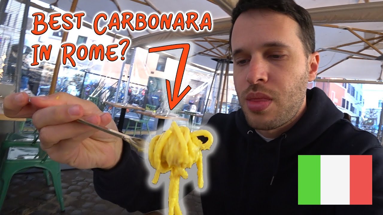 The Ultimate Carbonara Quest in Rome 🍝 || Luciano's Carbonara Tasting