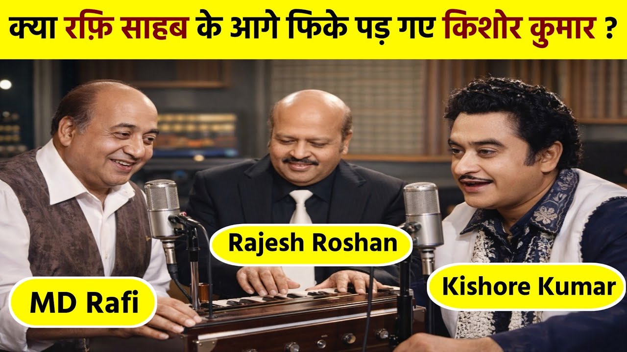 रफ़ि साहब के आगे फ़ीके पड़ गए किशोर कुमार | Md Rafi Sings For Rajesh Roshan 
