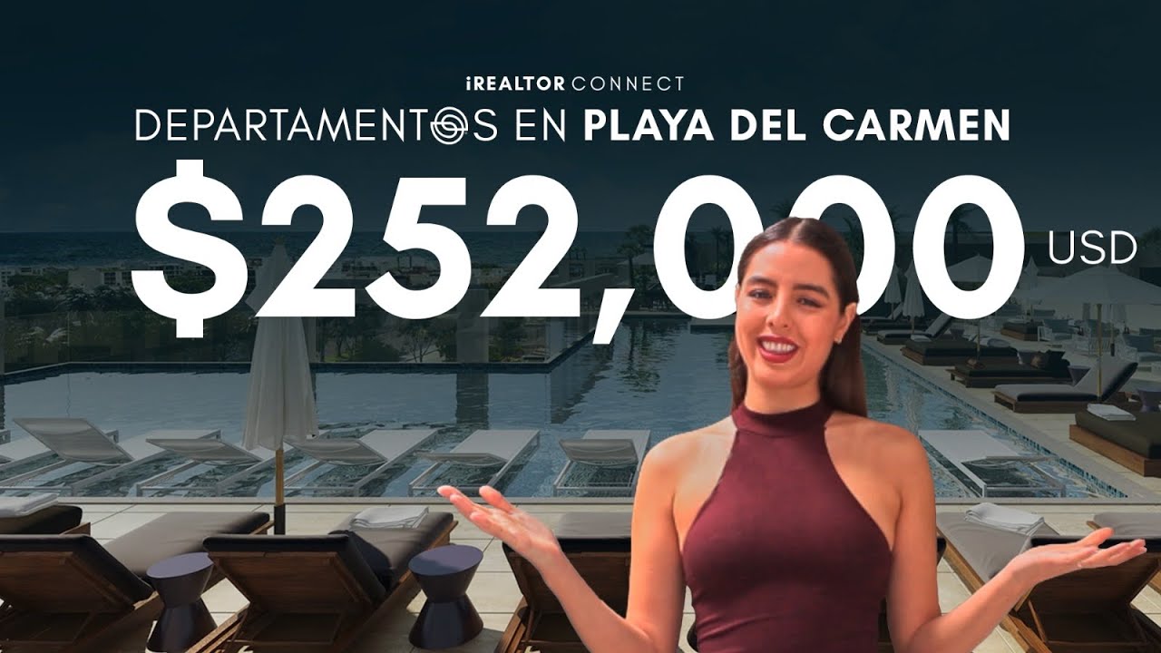 DEPARTAMENTOS EN VENTA EN PLAYA DEL CARMEN, DESDE $252,000 USD