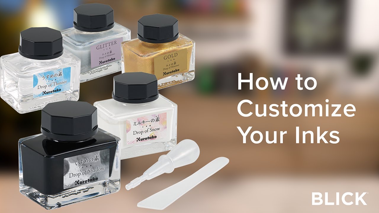 Customize Your Ink with Kuretake Ink-Cafe Additives | Create Shimmer, Pastels, Gradients, Rich Tones