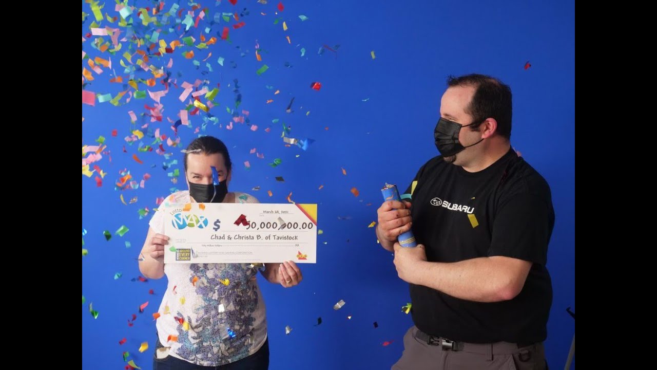 Tavistock couple win $50M Lotto Max jackpot