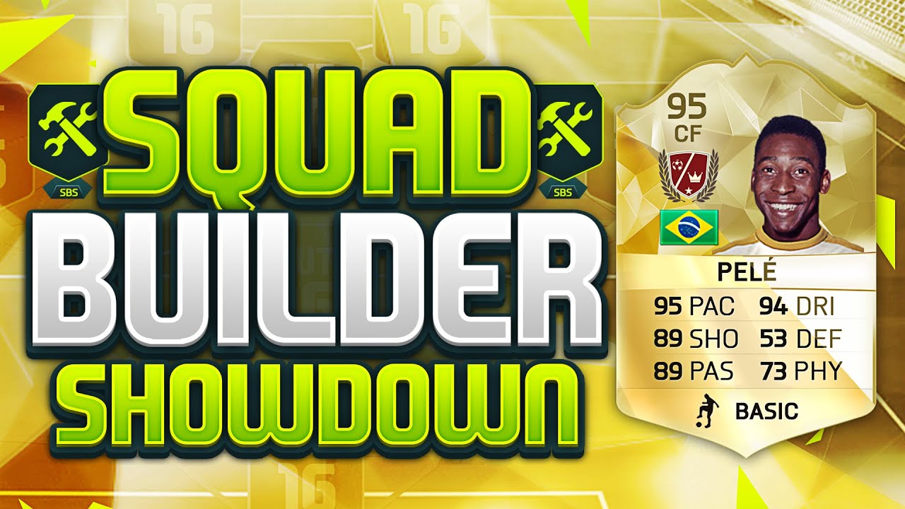 FIFA 16 SQUAD BUILDER SHOWDOWN!!! LEGEND PELE VS THE CHEAP PELE!!! 95 Rated Pele Squad Duel