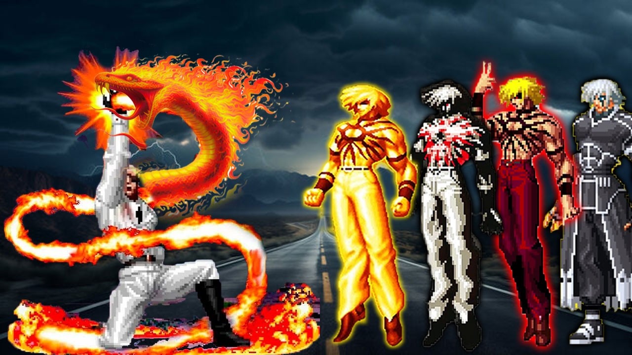 [Mugen KOF] Avenger Heidern Vs Super Orochi TEam