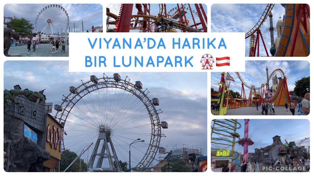 VIYANADA MUTLAKA ZIYARET ETMENIZ GEREKEN BIR LUNAPARK🎡#lunapark #wien #keşfet #viral #cocuk #fyp