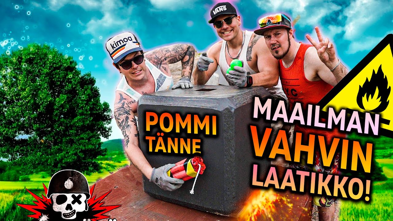 Kuinka paljon räjähteitä kestää maailman VAHVIN teräslaatikko?