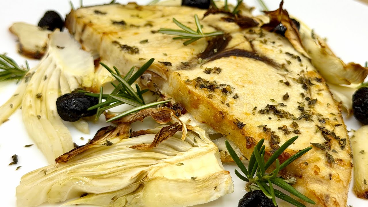 Pesce Spada con Finocchi in Friggitrice ad Aria 🐟 | Secondo Leggero, Semplice e Veloce