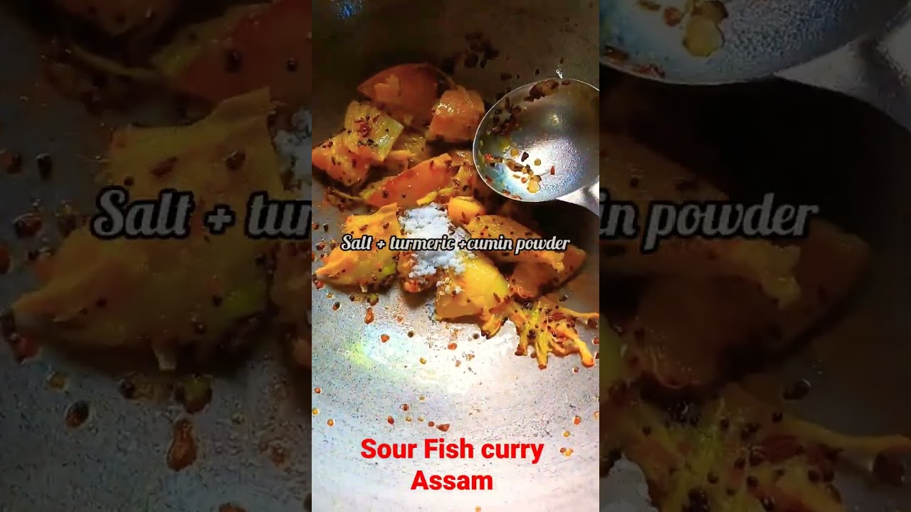 #short Easy & Tasty Assamese Sour Fish Curry Recipe #traditional Assamese Recipe