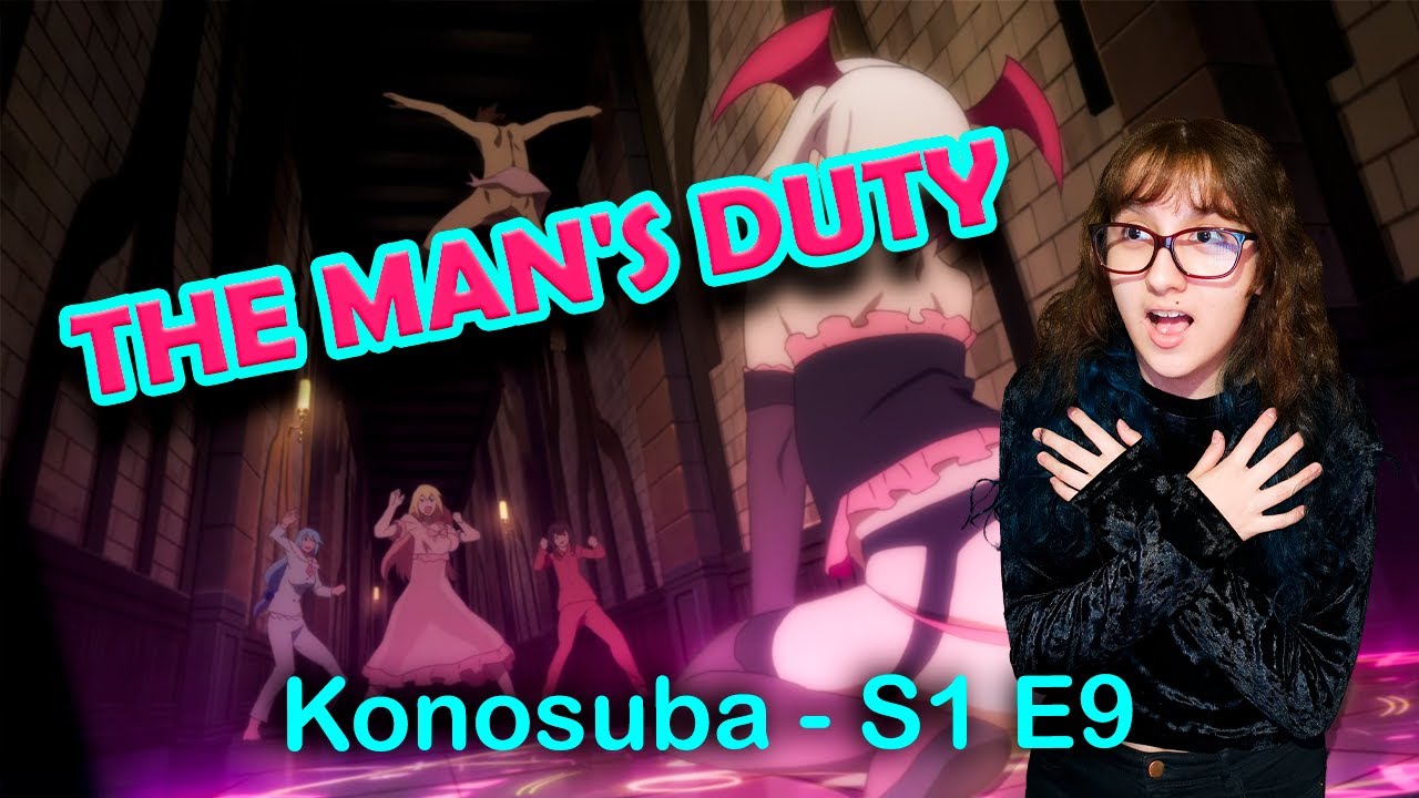 KONOSUBA S1 E9 GOD'S BLESSING ON THIS WONDERFUL SHOP SEASON 1x9 REACTION (sub Spanish and English)