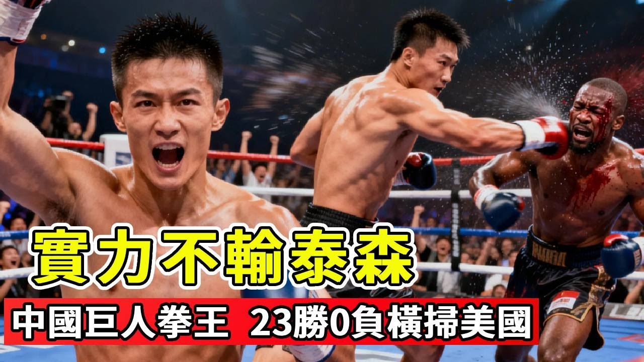 實力不輸泰森的中國巨人拳王！ 23勝0負橫掃美國，卻被當二流選手【剛子格鬥解說】