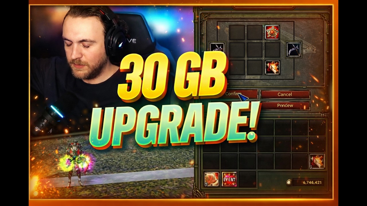 ÖNEMLİ AÇIKLAMA ! 30 GB UPGRADE DENEDİK ! MUTLU ETİ Mİ ? #knightonline  #knightonlinezero #iamscb