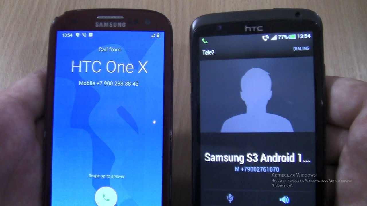 Incoming call & Outgoing call at the Same Time Samsung Galaxy S3 Android 11+HTC ONE X