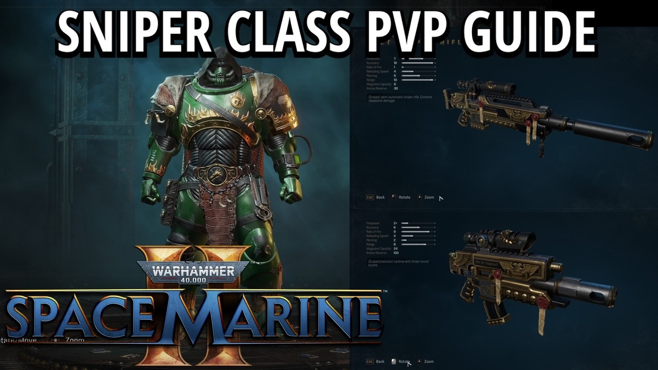 SPACE MARINE 2 &mdash; Гайд по PvP за класс &laquo;Снайпер&raquo;