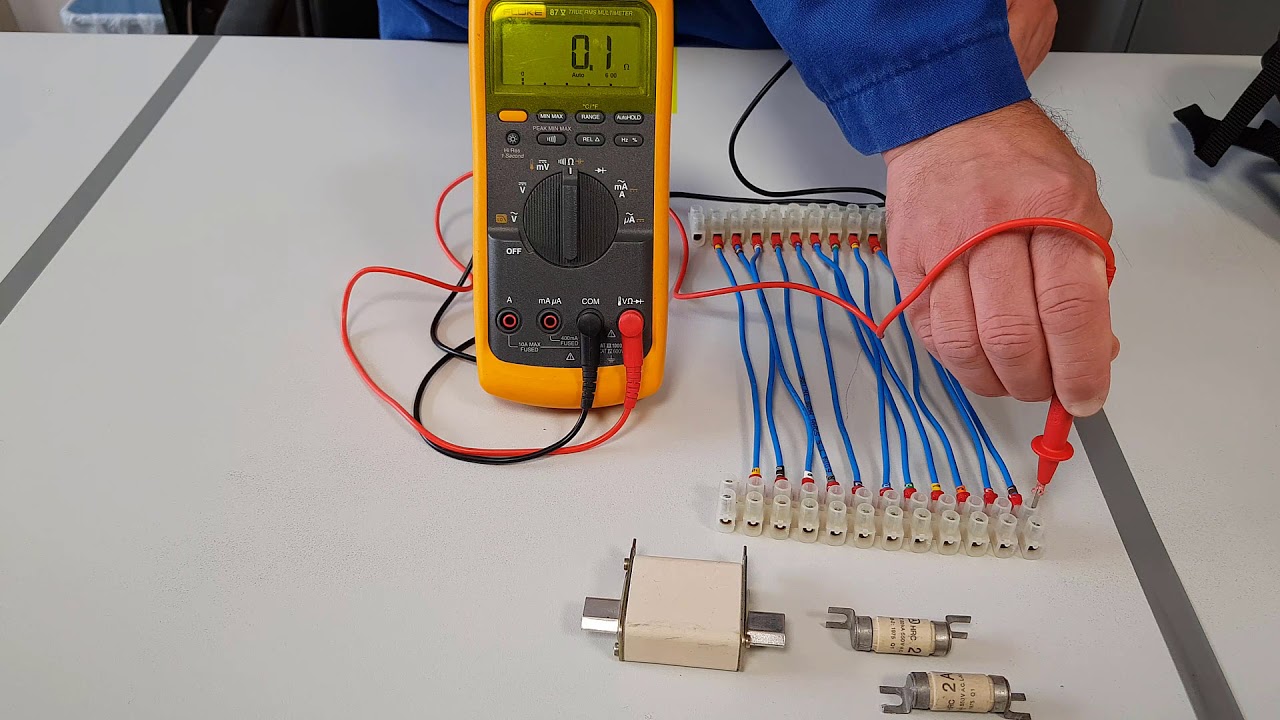 Check the continuity of wires and check the fuse by using Digital Multimeter FLUKE