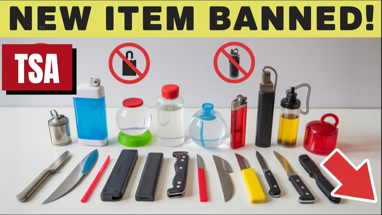 Your Luggage Might Get Confiscated | TSA's New Banned Items List