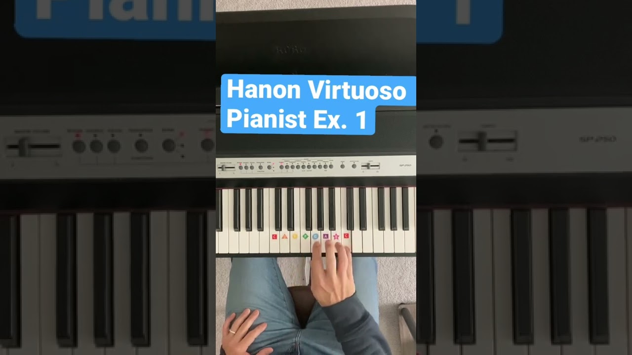 Hanon Virtuoso Pianist Exercise 1 in C