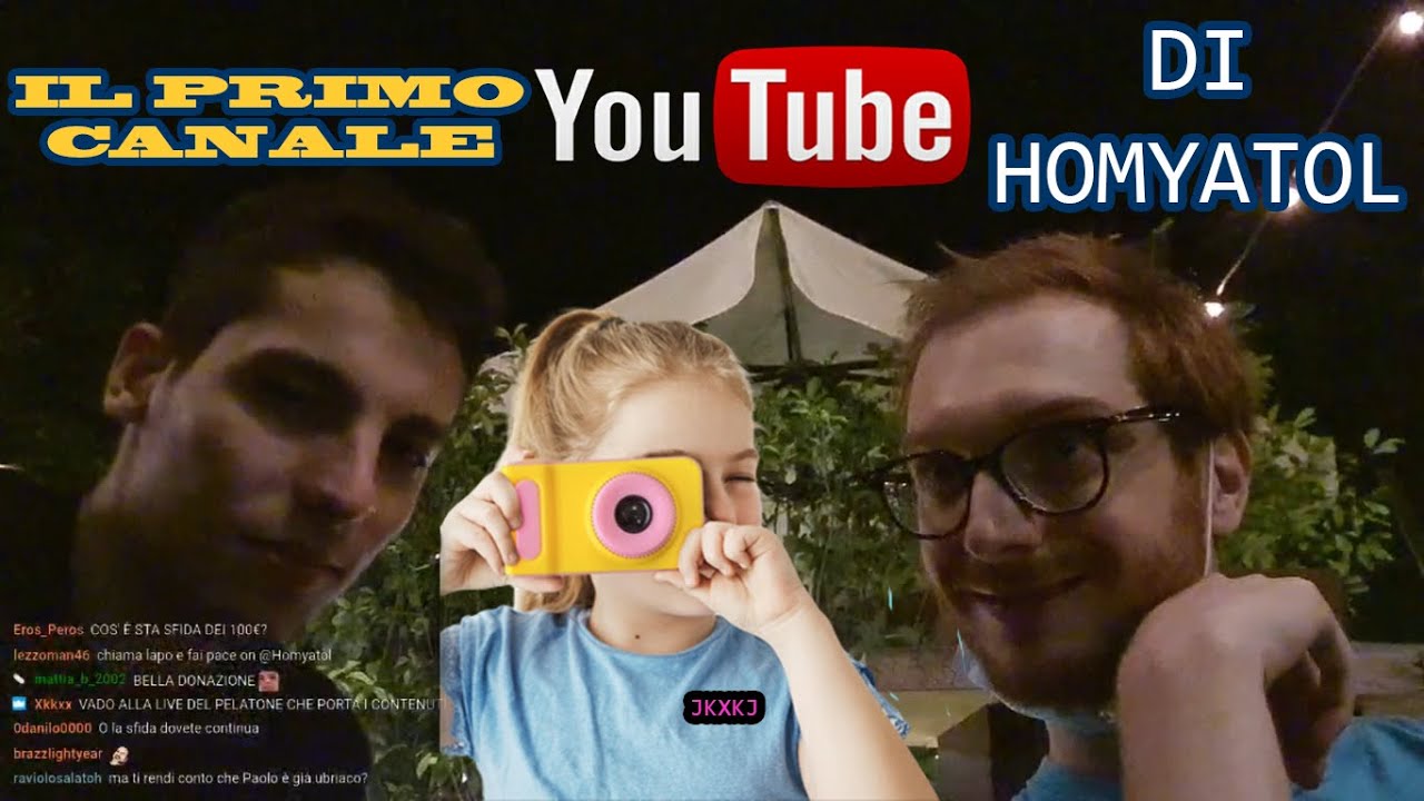 IL CANALE DI HOMYATOL DI QUANDO AVEVA 12 ANNI con PAOLO CANNONE RACCONTANO GLI ALBORI DI TWITCH