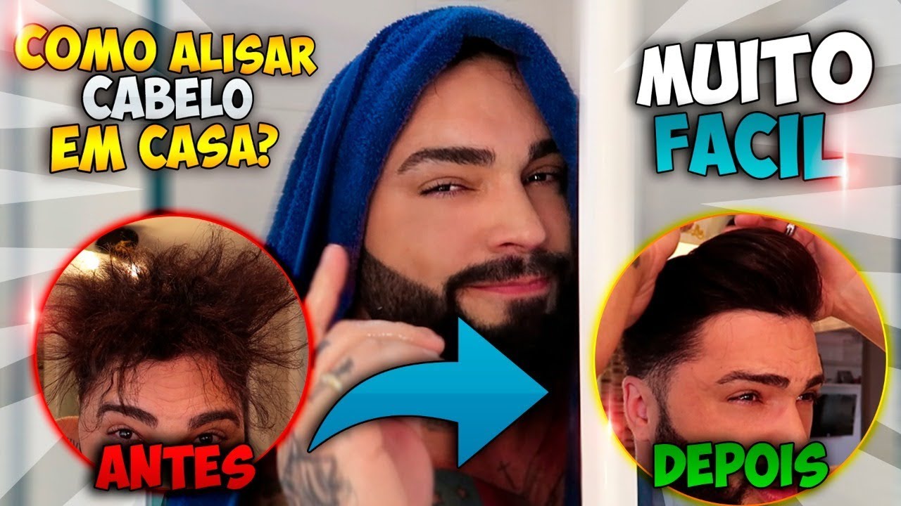 Como Fazer Alisamento Caseiro Cabelo Masculino, Progressiva Caseira